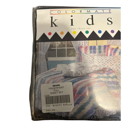 Colormate Kids Fingerpaint Full Sheet Set - Picture 4 of 5